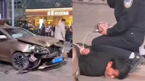 重庆观音桥车祸